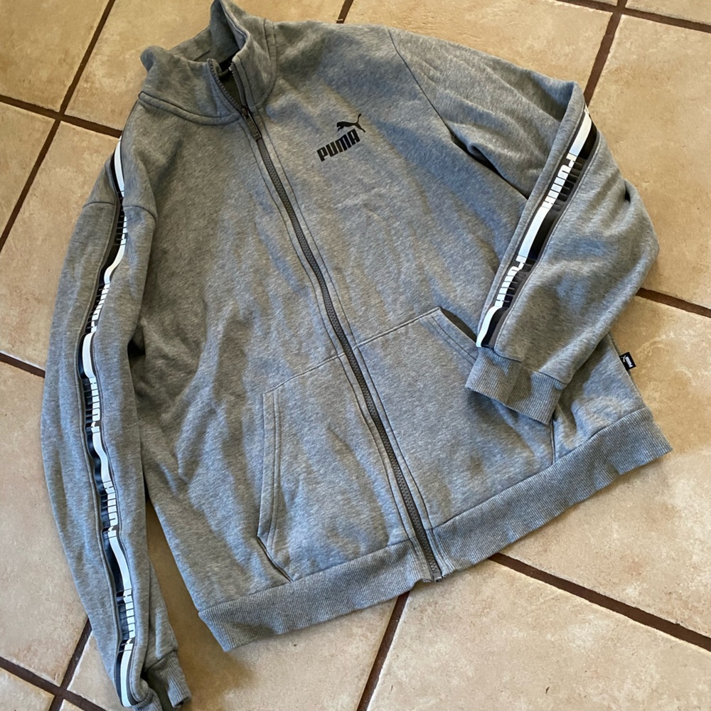 Mens Activewear Zip Sweatshirt Jacket Size Medium by Puma SALE